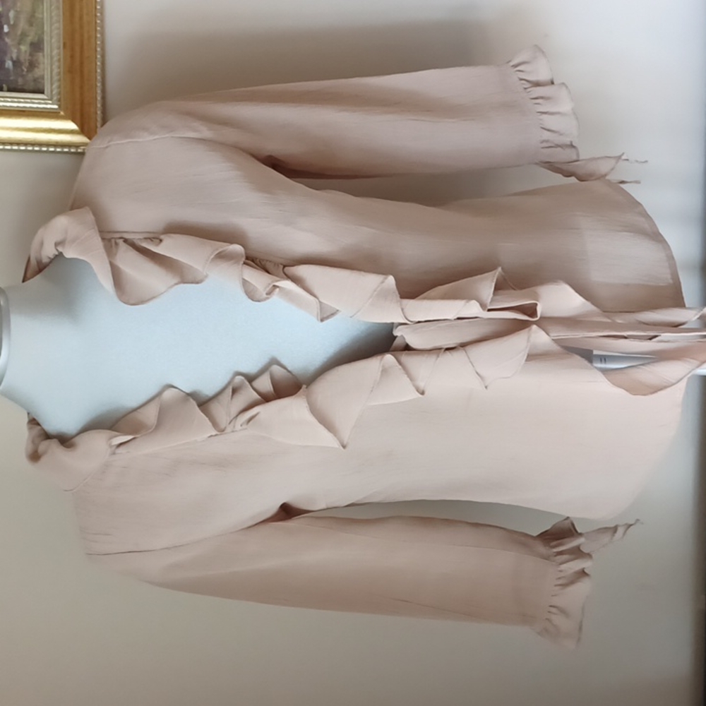 Ruffle Cardigan Size S